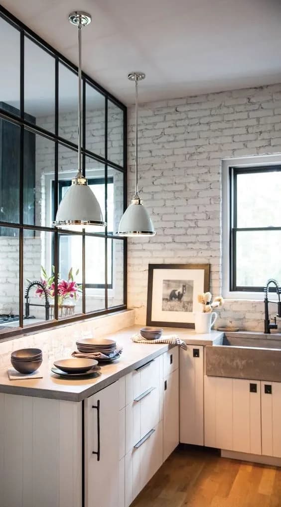 Kitchen Splashback Partition