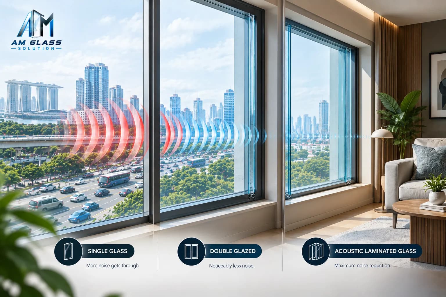 How Much Noise Can Soundproof Windows Reduce in Singapore?