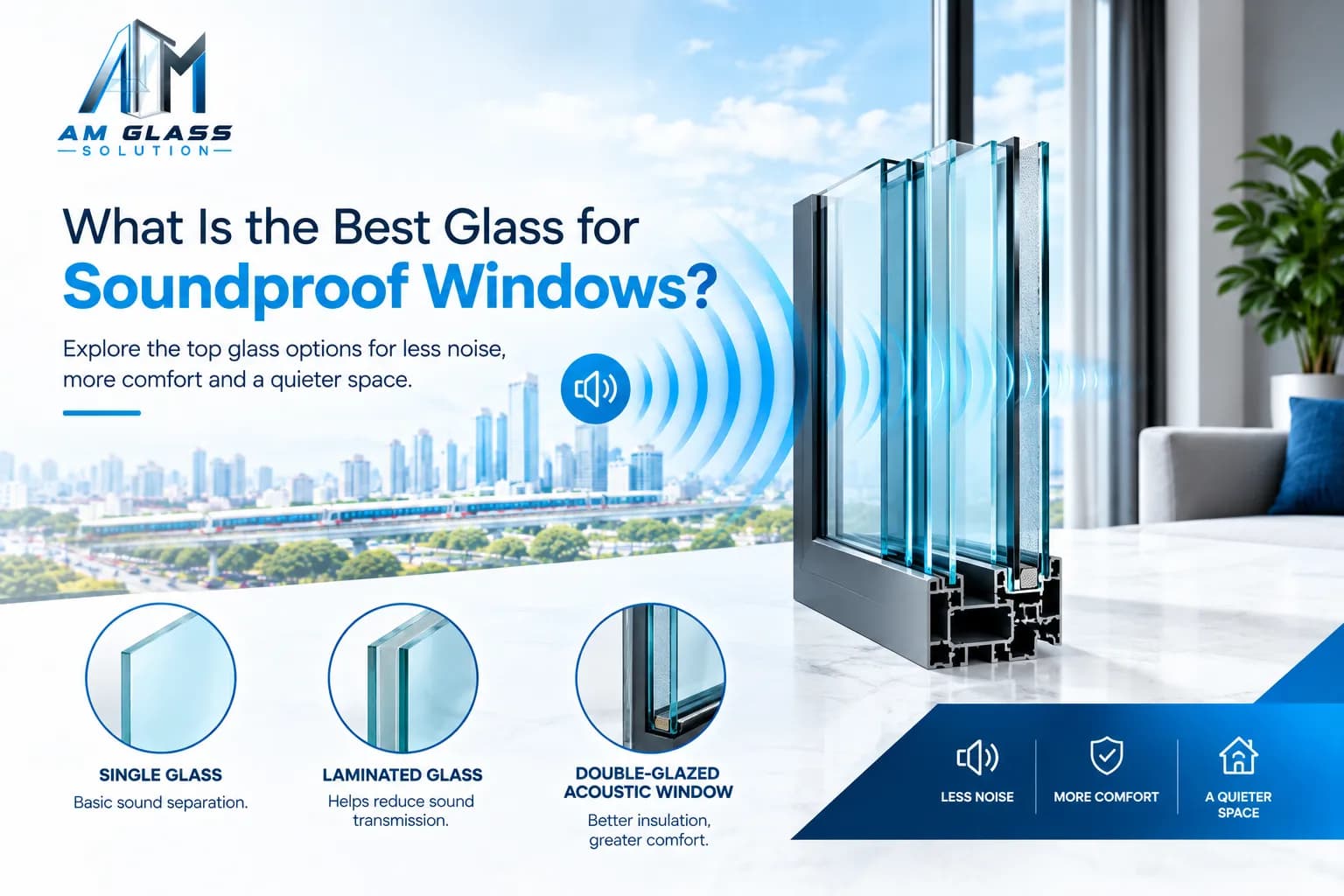 What is The Best Glass for Soundproof  Windows?