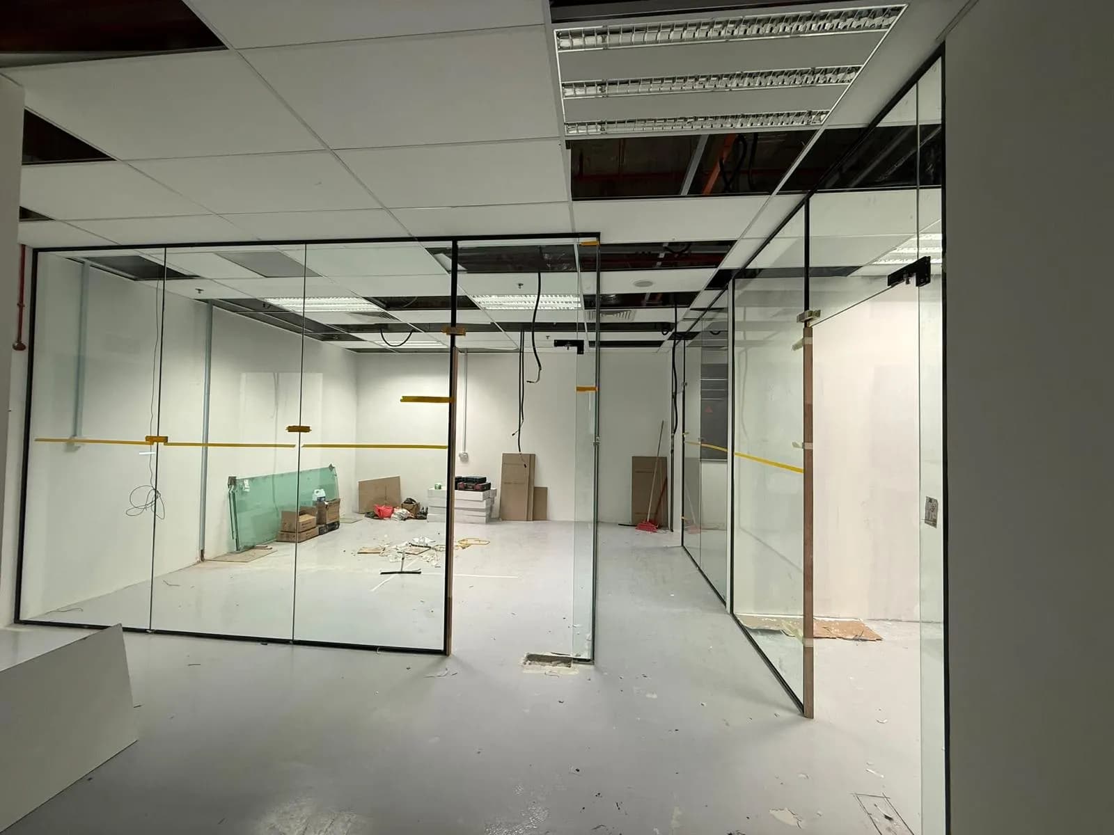 Meeting Room Glass Walls Installation in Singapore